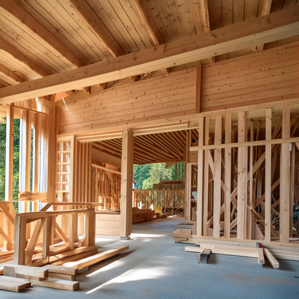 Construction maison en bois - Charpente Aveyron